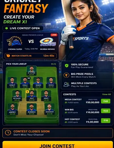 Wwwye88 (ye 88) fantasy cricket & matchday visual 3
